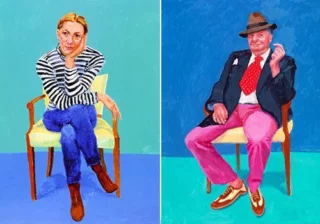 E. Devaney e B. Humpries - David Hockney - 2016 e 2015