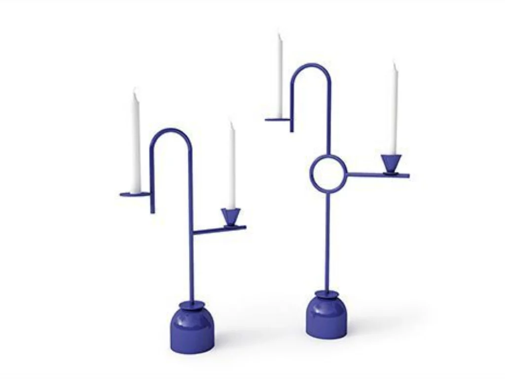 Blue Candleholders di Thomas Dariel per Cappellini