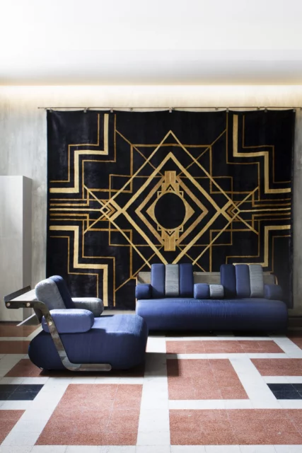 Uno dei tappeti di TED Milano: The Great Gatsby