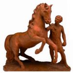 scultura Cavallo e Cavaliere - De Chirico ad Arezzo