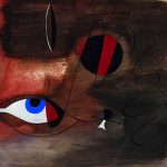 foto di "Apparitions" di Miró - Gouache e inchiostro di china su carta