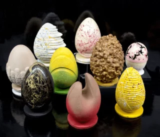 Se le uova di Pasqua incontrano il design firmato dai più estrosi maîtres chocolatier