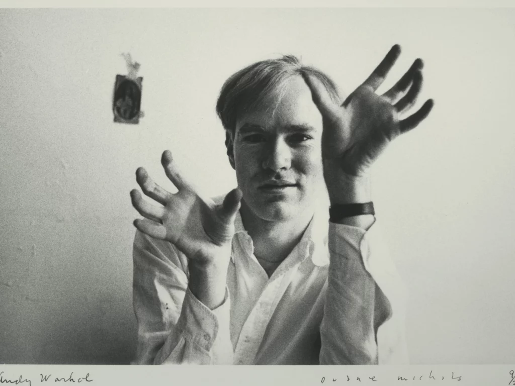 © Duane Michals, Andy Warhol, 1972 - Gelatine silver print, 18x12 cm Collezione Marco Antonetto