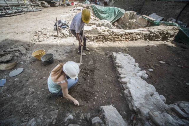 Gli scavi archeologici (foto @Piero Ottaviano)