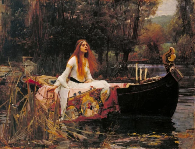 Lady of Shalott di John William Waterhouse 