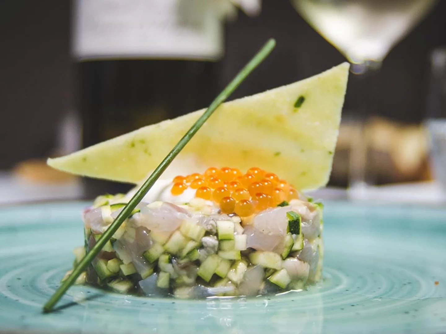 Ricette di Natale: Tartare di spigola, ostrica e crema al limone