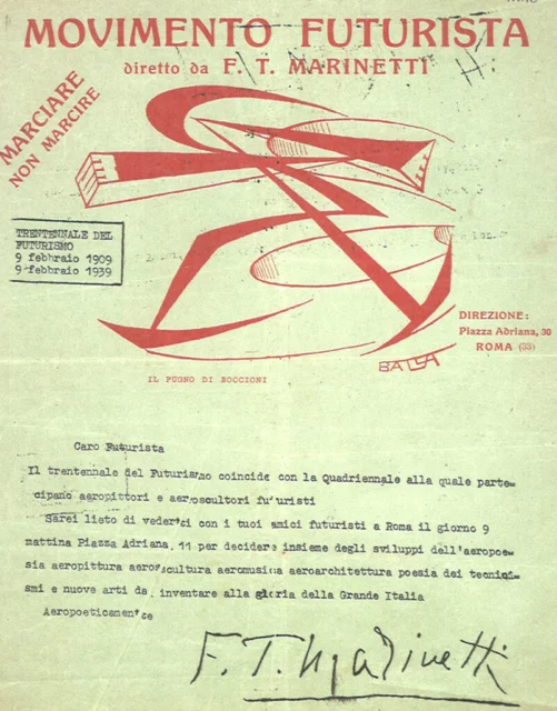 balla marinetti futurismo