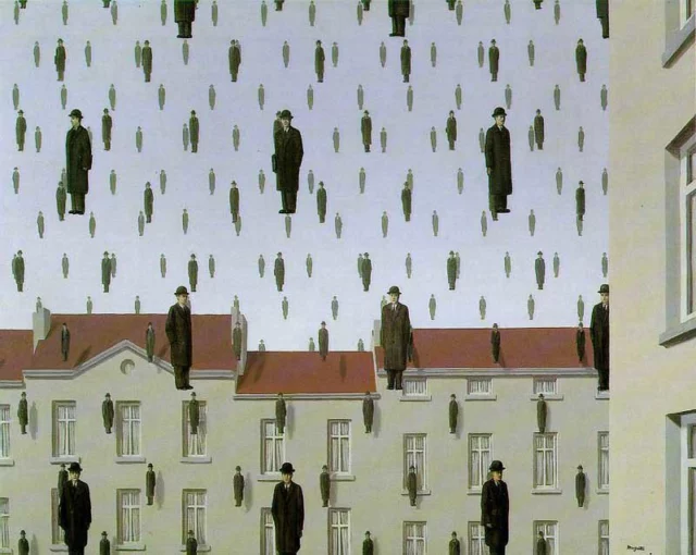 Golconda, RenÃ© Magritte, surrealismo