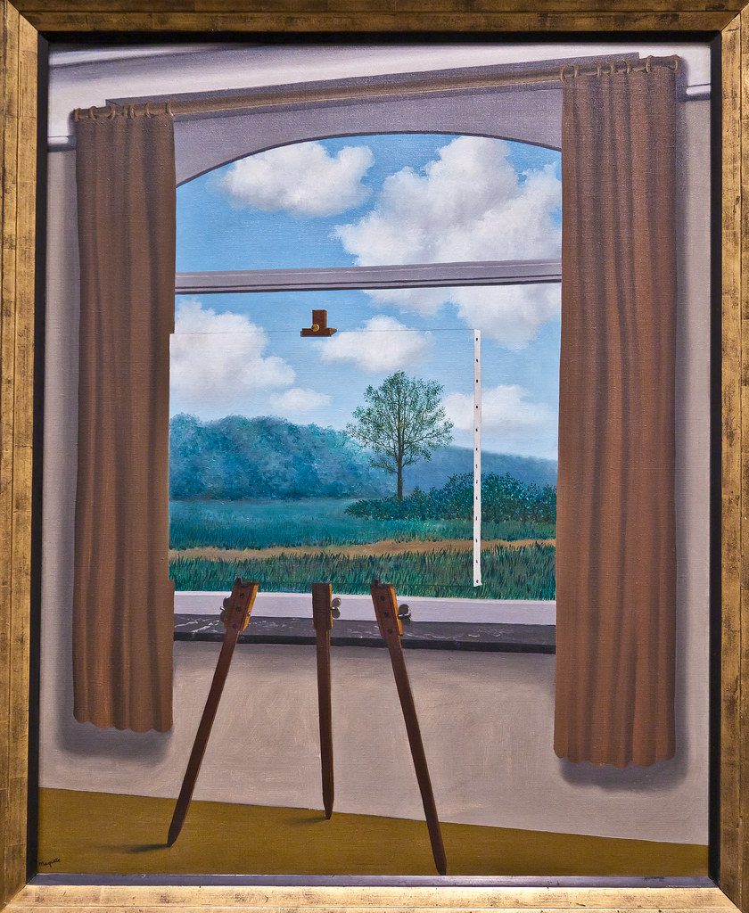 La condizione umana I, René Magritte surrealismo