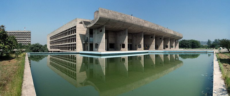le corbusier Chandigarh Assembly building