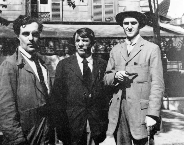 Modigliani, Pablo Picasso e AndrÃ© Salmon 