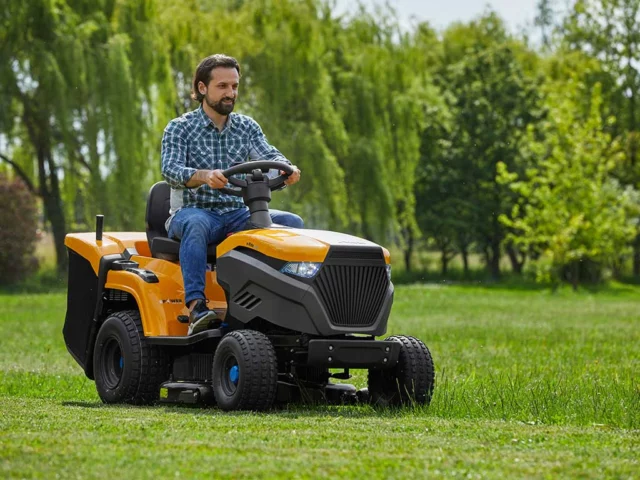 Trattorini tagliaerba da giardino